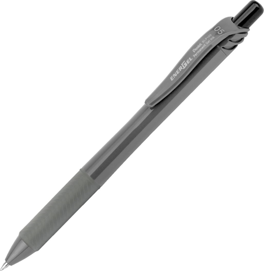 Pentel Energel BLP105 Rollerpen | Permanent | Sort