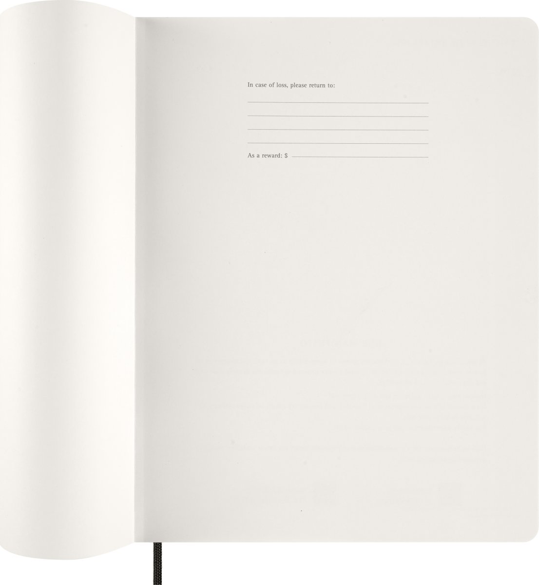 Moleskine 2026 Kalender | Ess. | Uge v. | Sort