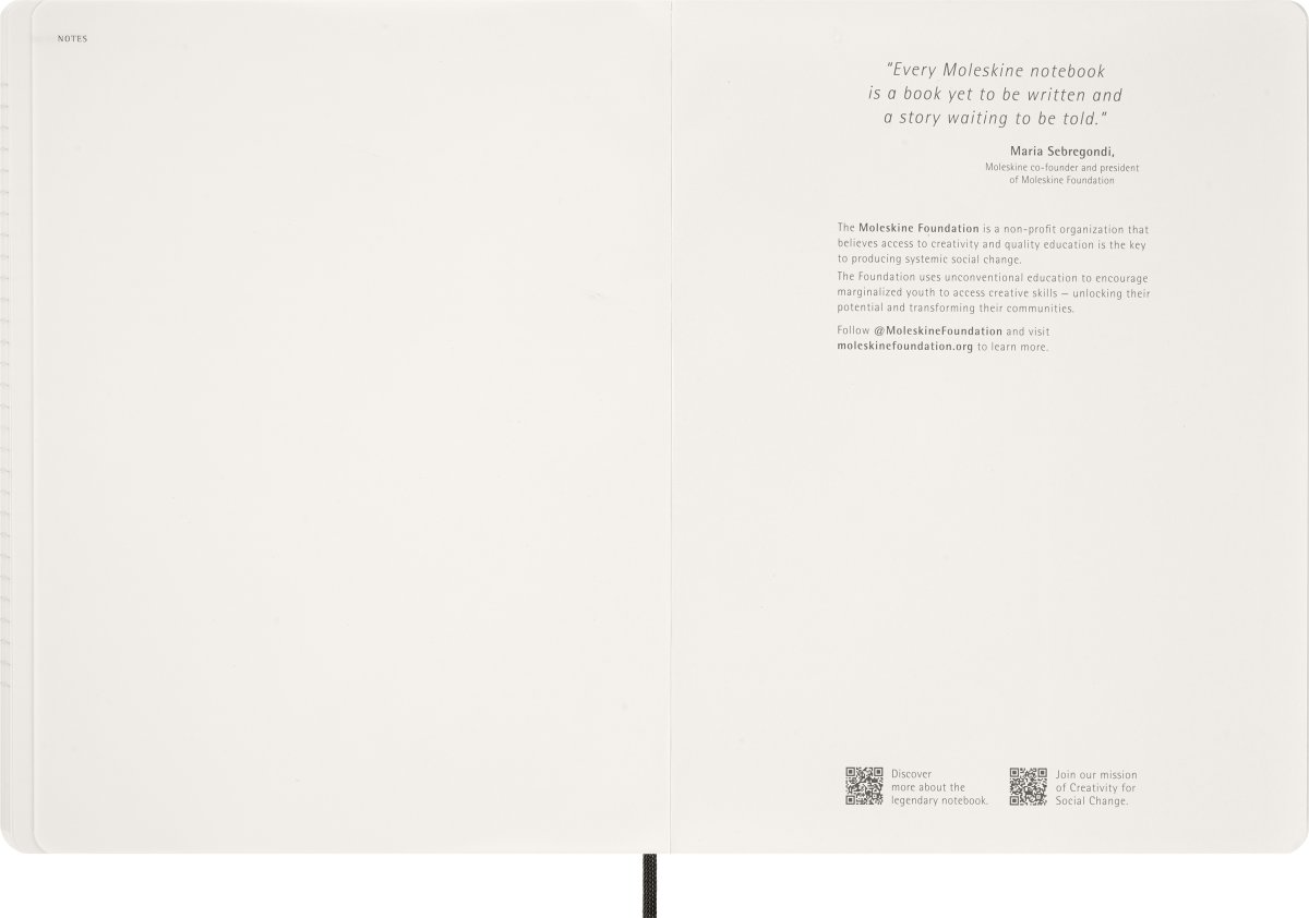Moleskine 2026 Kalender | Ess. | Uge v. | Sort