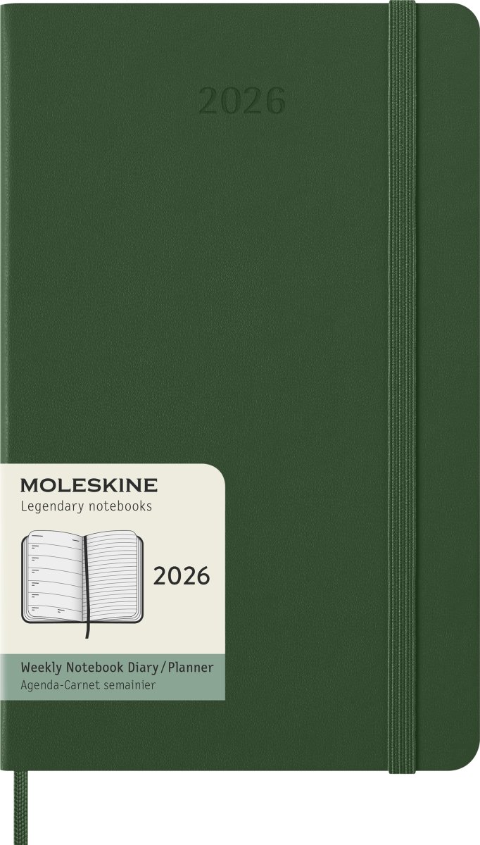Moleskine 2026 Kalender | H | Uge | L | Grøn