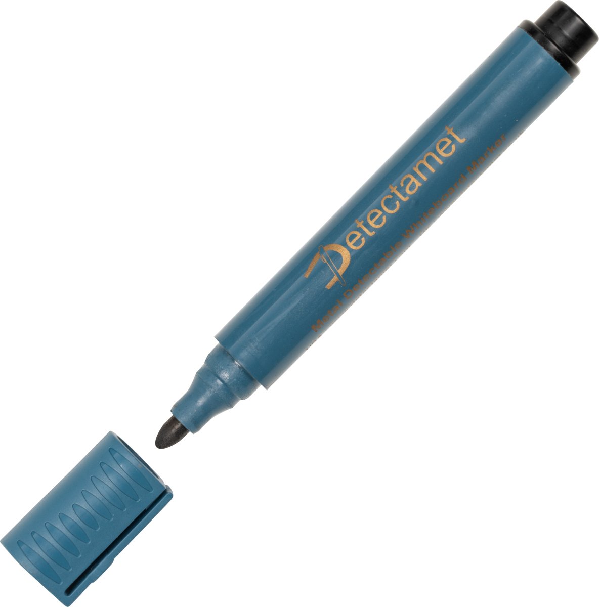 Detekterbar Whiteboard Marker | Rund spids | Sort