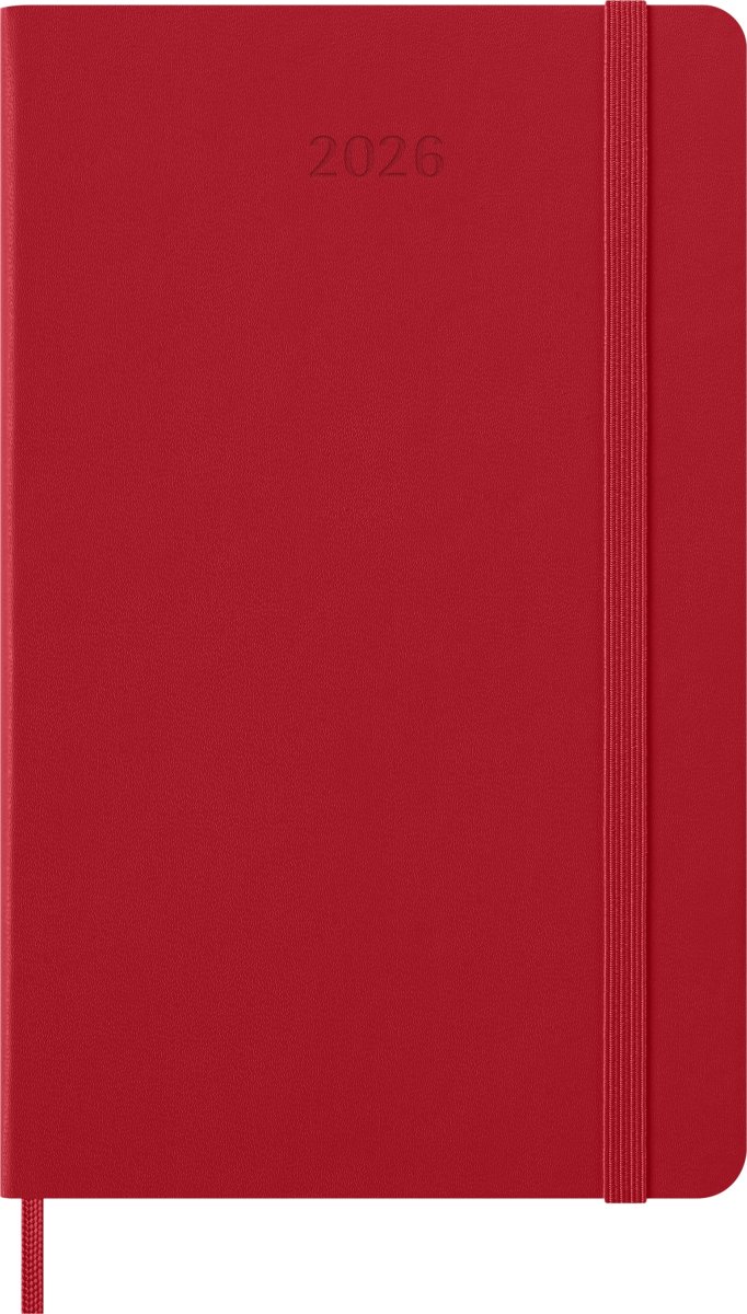 Moleskine 2026 Kalender | H | Uge | L | Rød