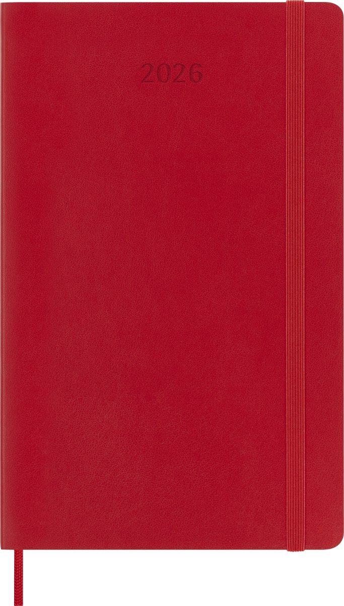 Moleskine 2026 Kalender | S | Uge | L | Rød