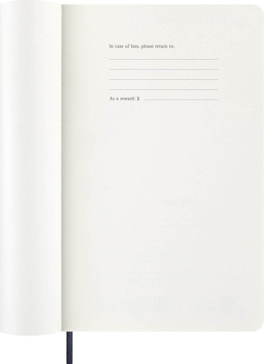 Moleskine 2026 Kalender | S | Uge | L | Blå