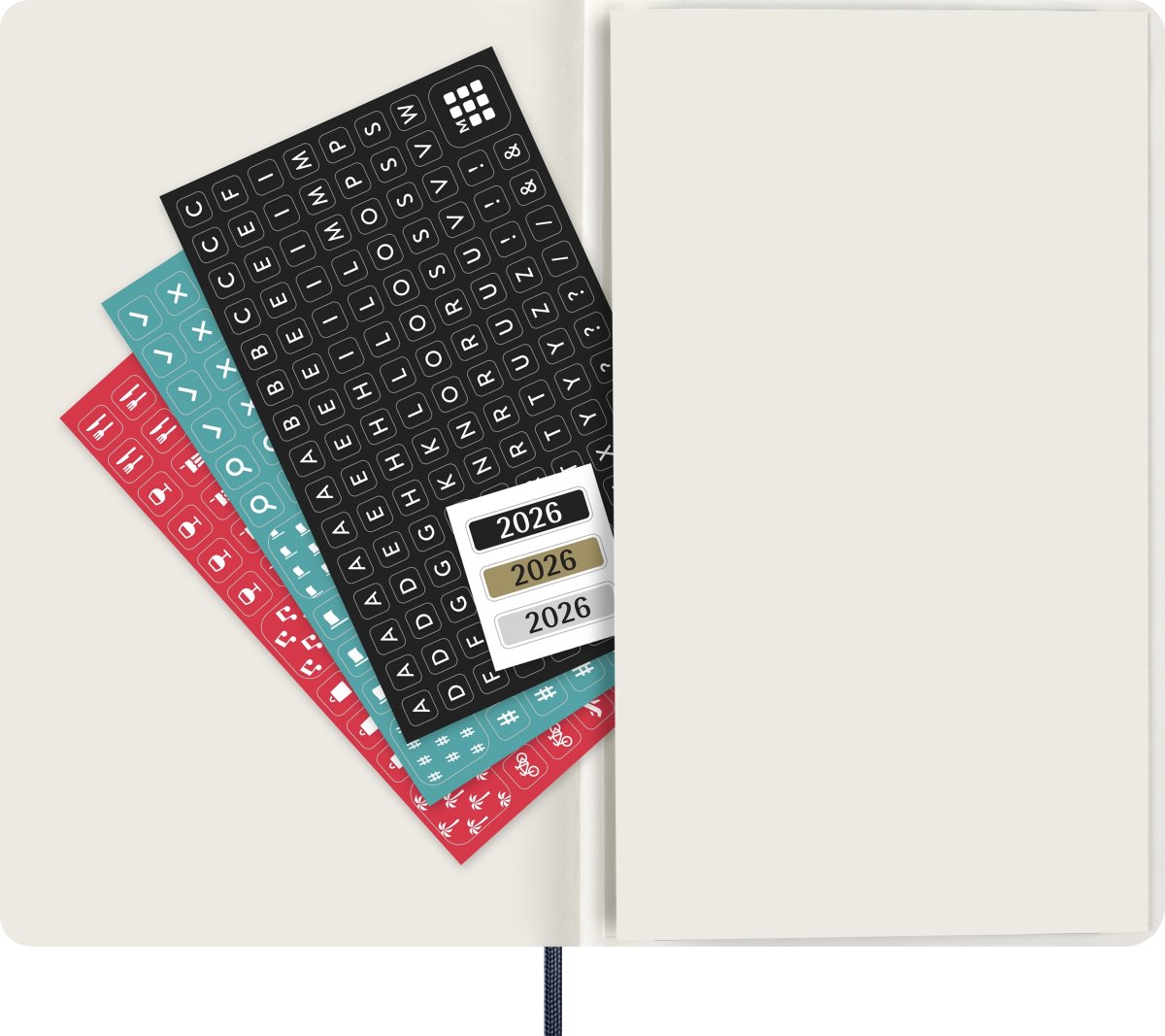 Moleskine 2026 Kalender | S | Uge | L | Blå