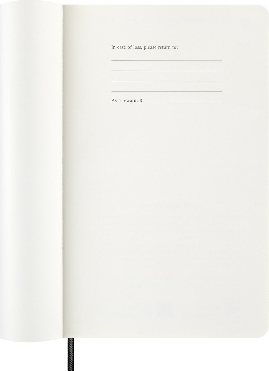 Moleskine 2026 Kalender | S | Måned | L