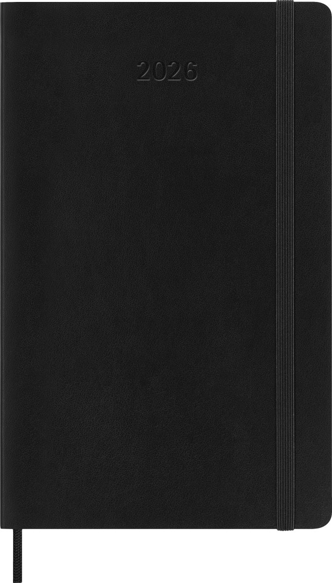 Moleskine 2026 Kalender | S | Uge h. | L | Sort