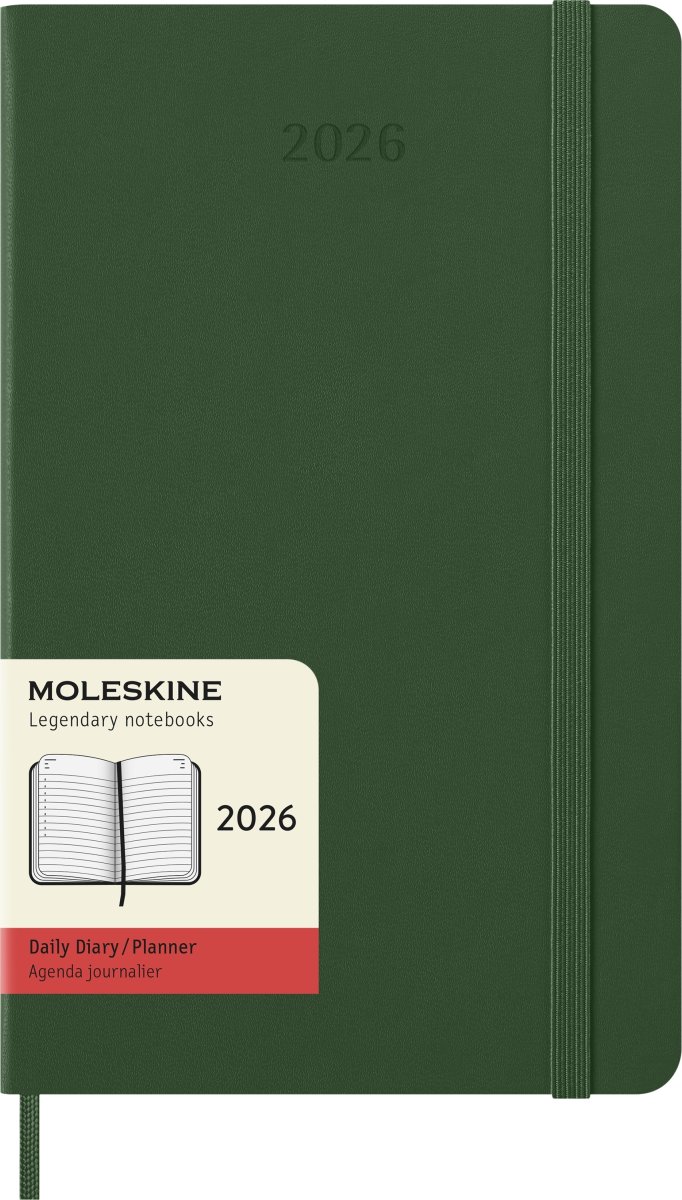 Moleskine 2026 Kalender | H | Dag | L | Grøn