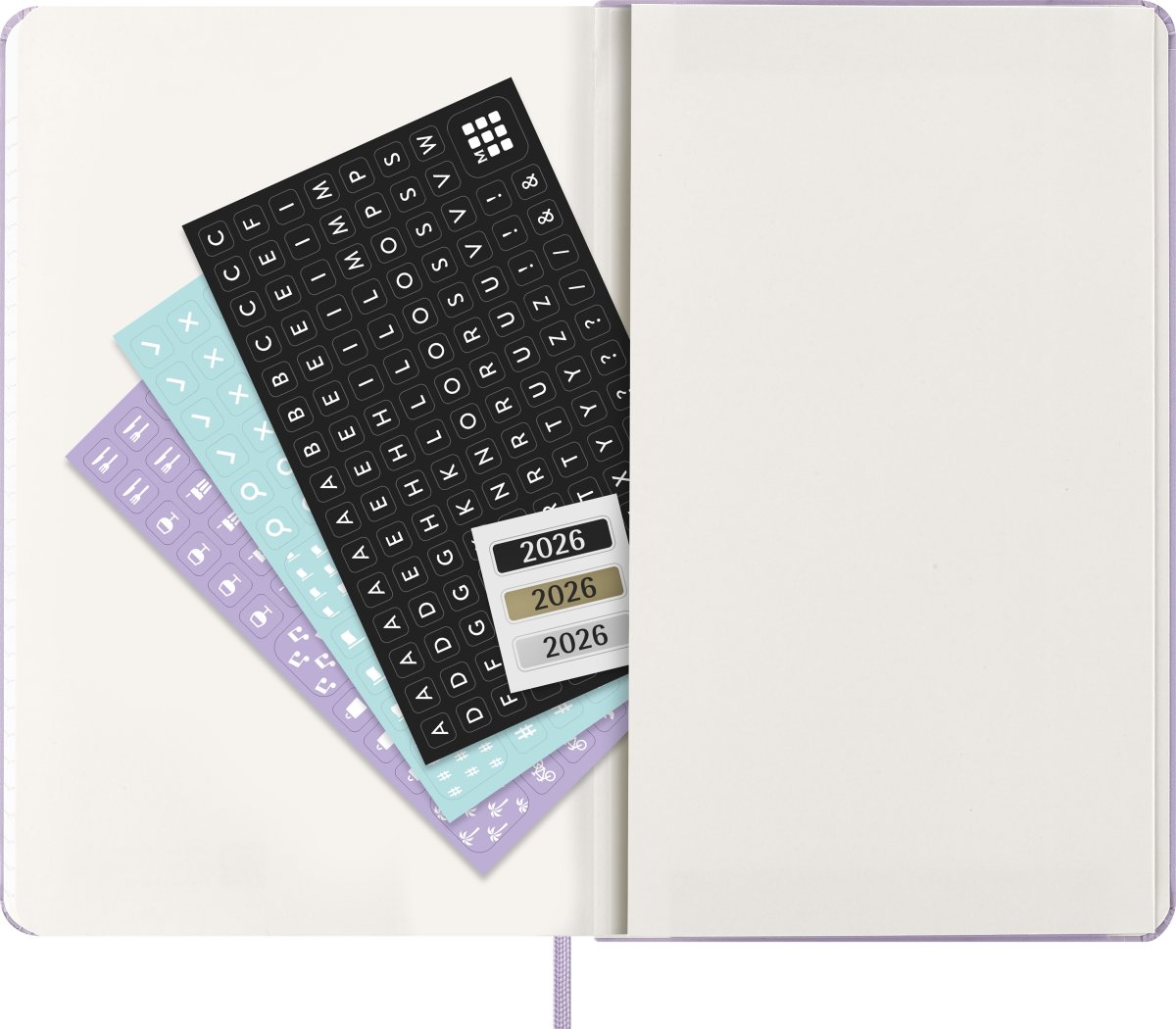 Moleskine 2026 Kalender | H | Dag | L | Lilla