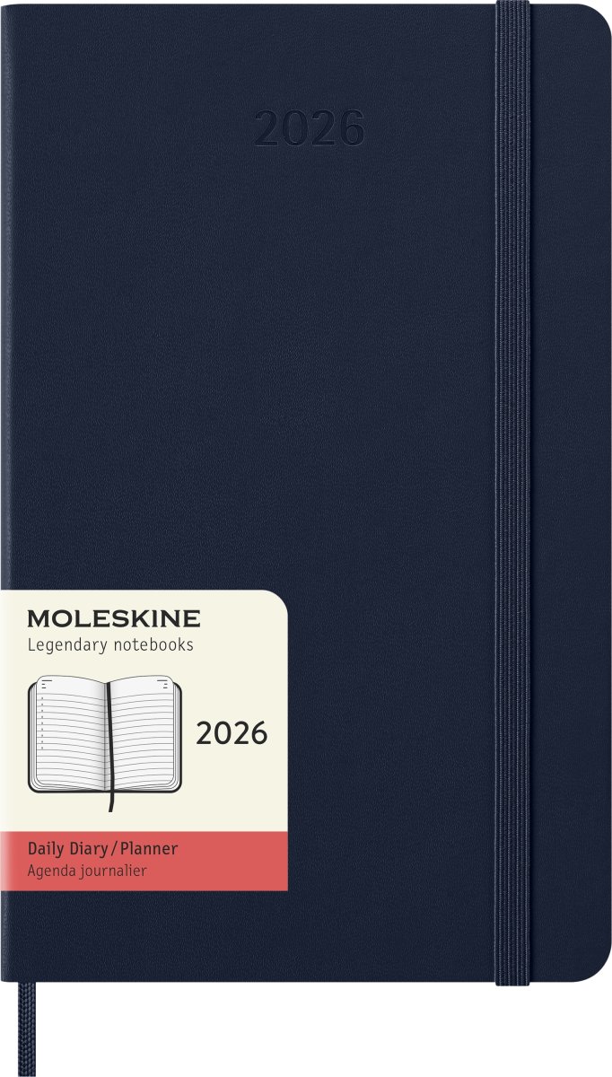 Moleskine 2026 Kalender | H | Dag | L | Blå