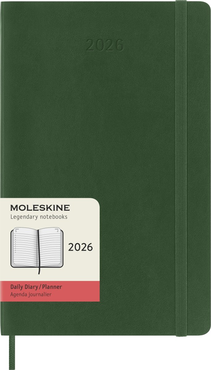 Moleskine 2026 Kalender | S | Dag | L | Grøn
