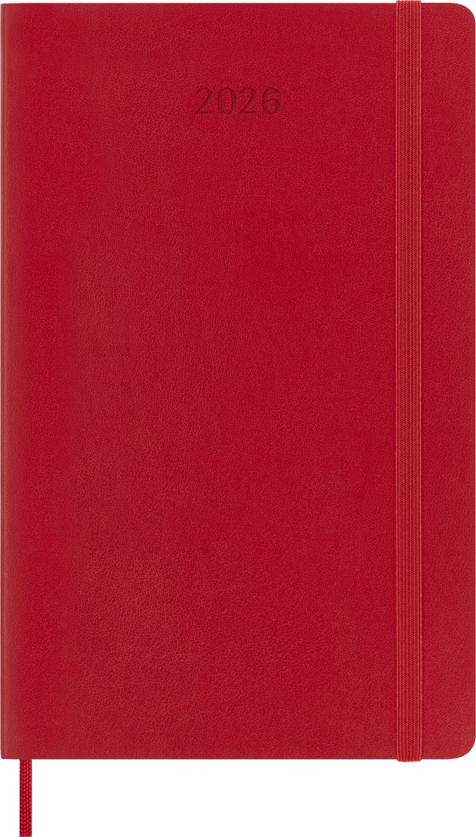 Moleskine 2026 Kalender | S | Dag | L | Rød