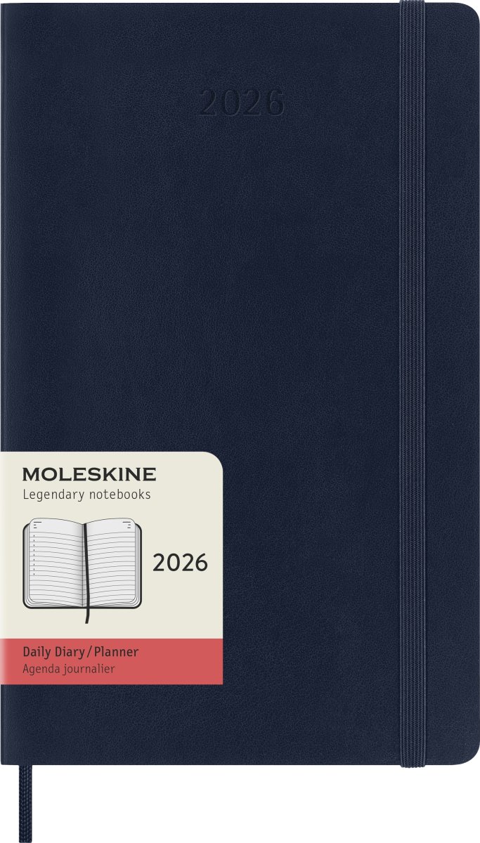 Moleskine 2026 Kalender | S | Dag | L | Blå