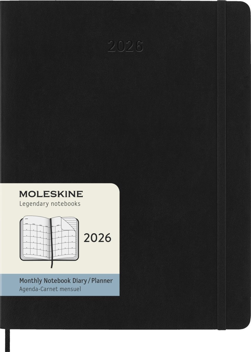 Moleskine 2026 Kalender | S | Måned | XL