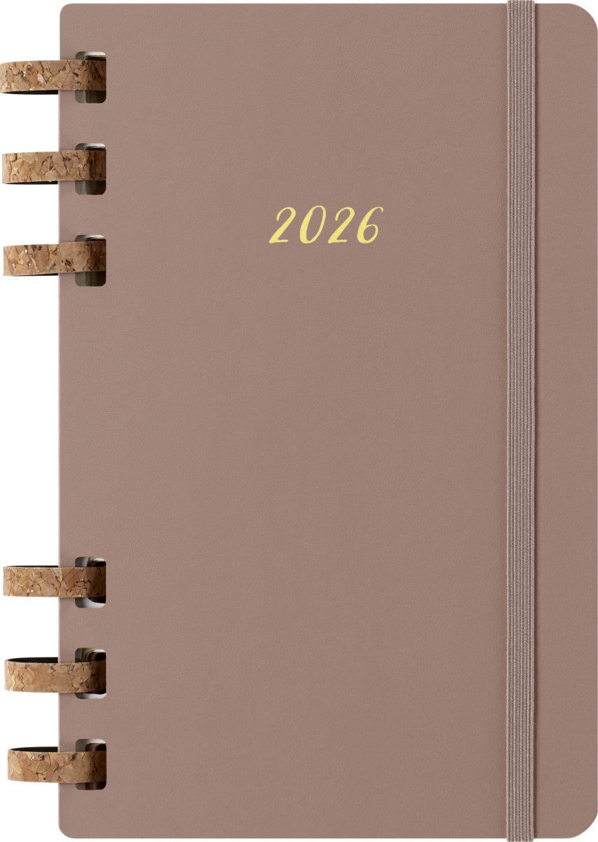 Moleskine 2026 Kalender | Spiral | Uge | L | Beige