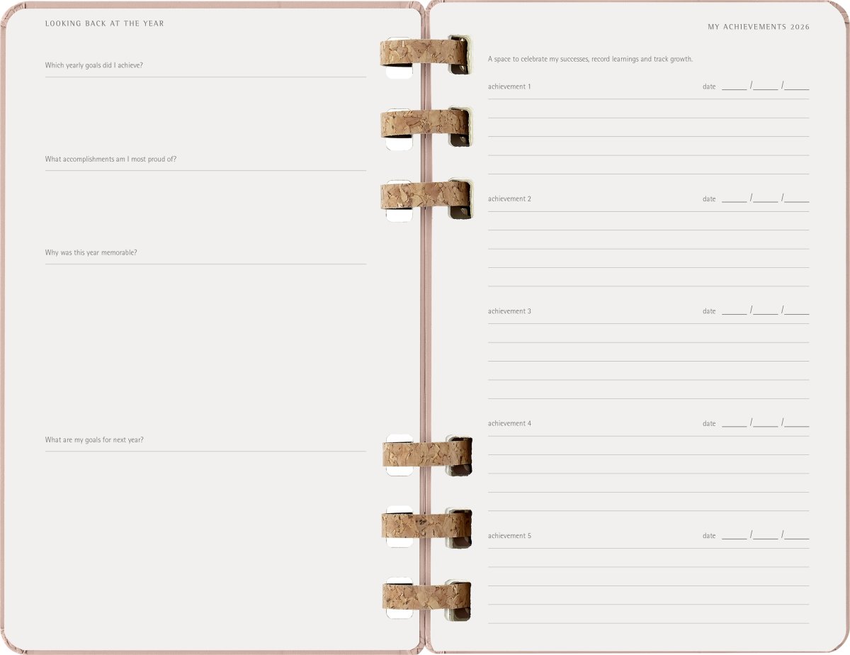 Moleskine 2026 Kalender | Spiral | Uge | L | Beige