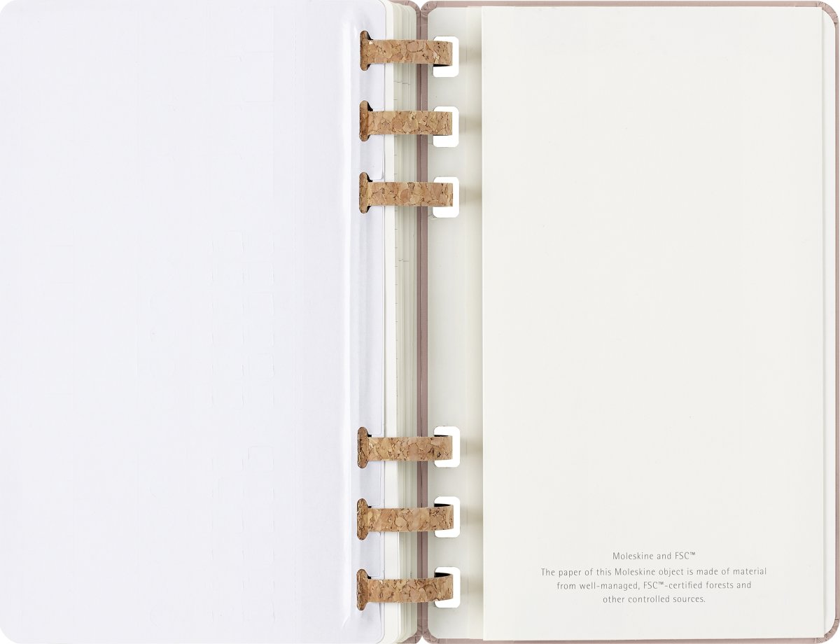 Moleskine 2026 Kalender | Spiral | Uge | L | Beige
