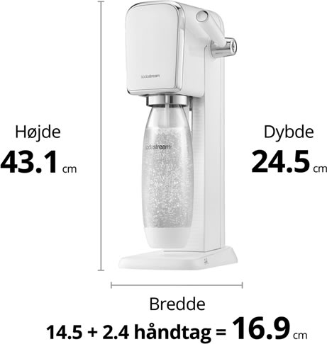 Sodastream ART - Kulsyremaskine, hvid