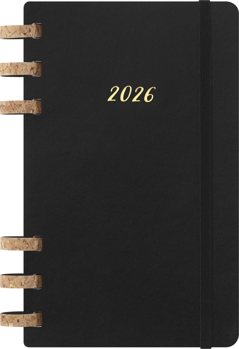 Moleskine 2026 Kalender | Spiral | Uge | L | Sort