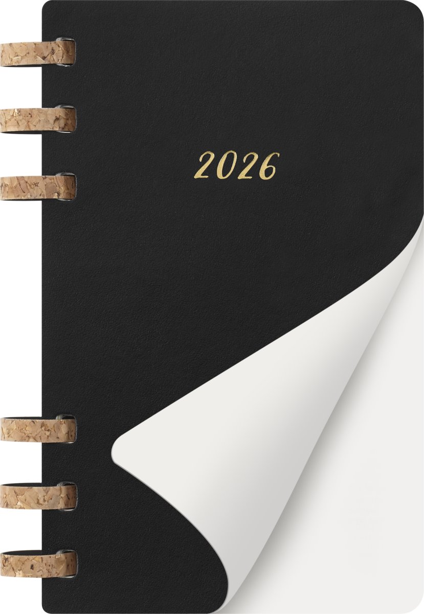 Moleskine 2026 Kalender | Spiral | Uge | L | Sort