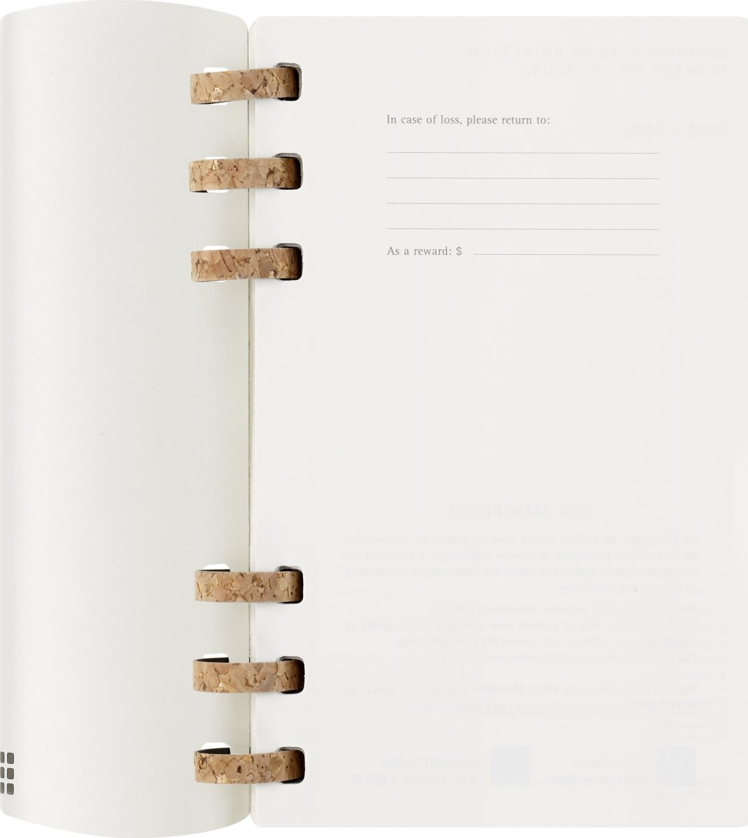 Moleskine 2026 Kalender | Spiral | Uge | L | Sort