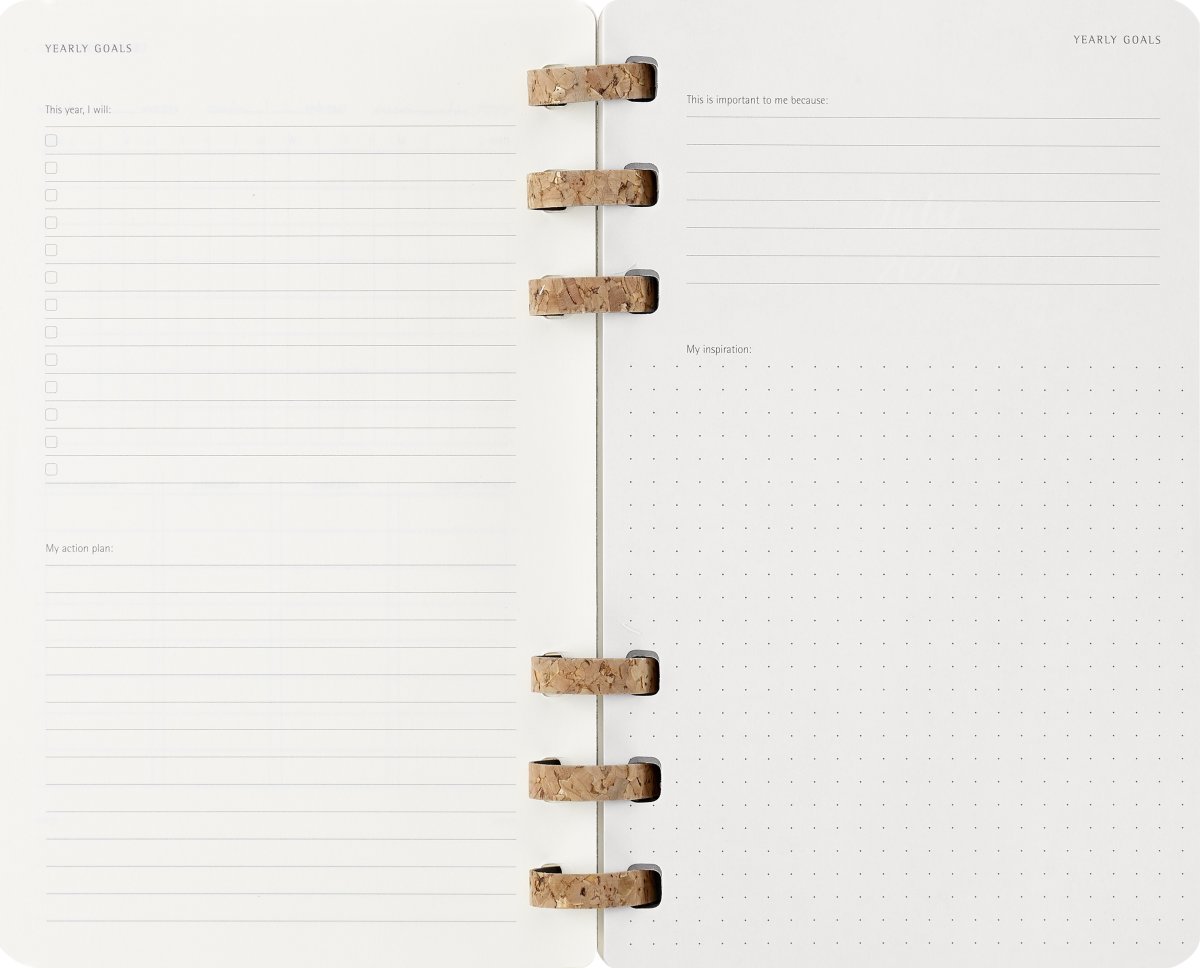 Moleskine 2026 Kalender | Spiral | Uge | L | Sort