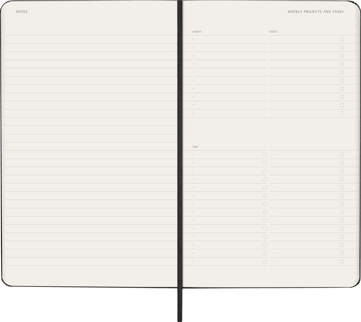 Moleskine 2026 Kalender | H | Uge Pro v. | L