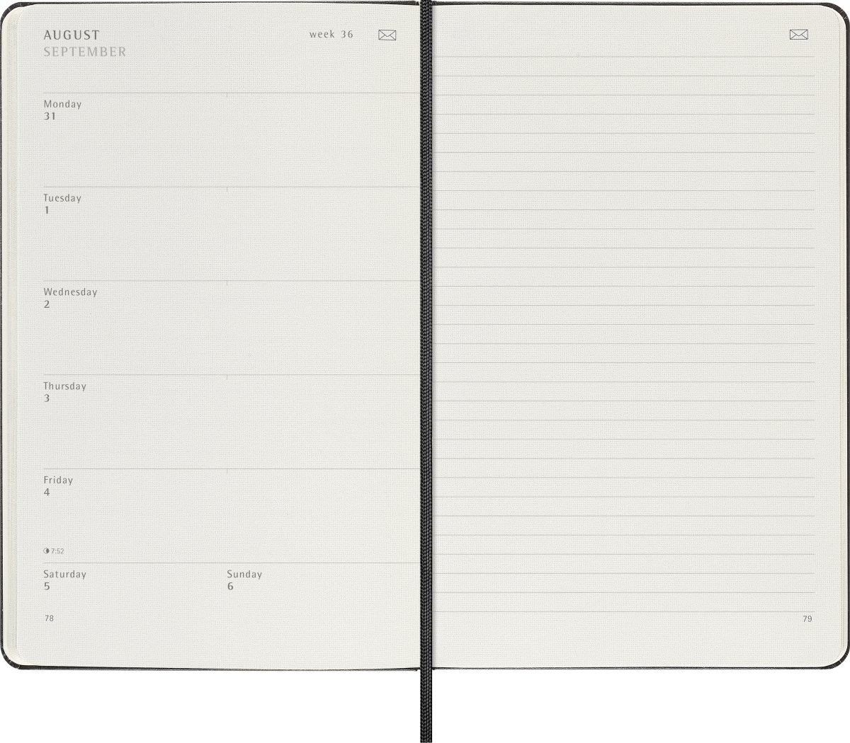 Moleskine 2026 Kalender | Digital | Uge | L