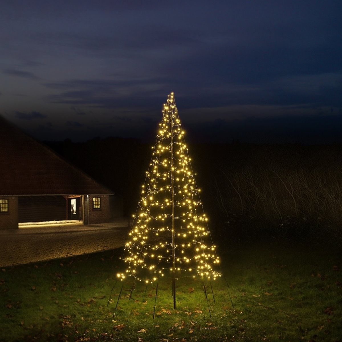 Starlight lysekæde m/stang, 3 m, 360 LED