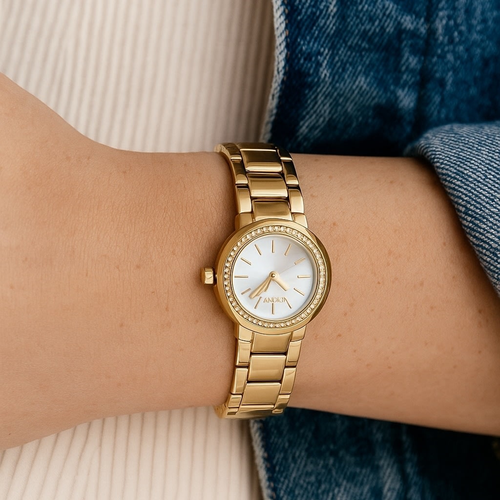 DKNY Eastside Mini Dameur Ø28 mm, guld
