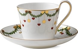 Royal Copenhagen Stjerne Jul Højhankkop m/Underkop