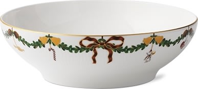 Royal Copenhagen Stjerne Riflet Jul Skål 220 cl