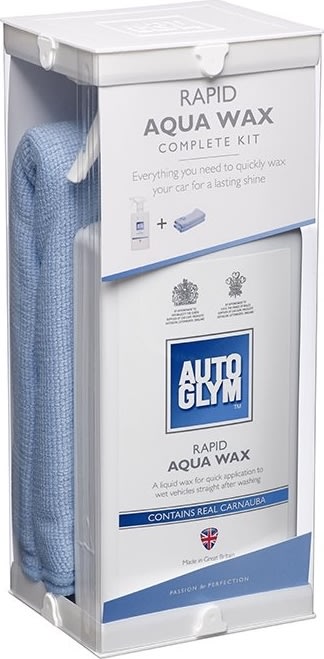 Autoglym rapid aqua wax kit, 500 ml.