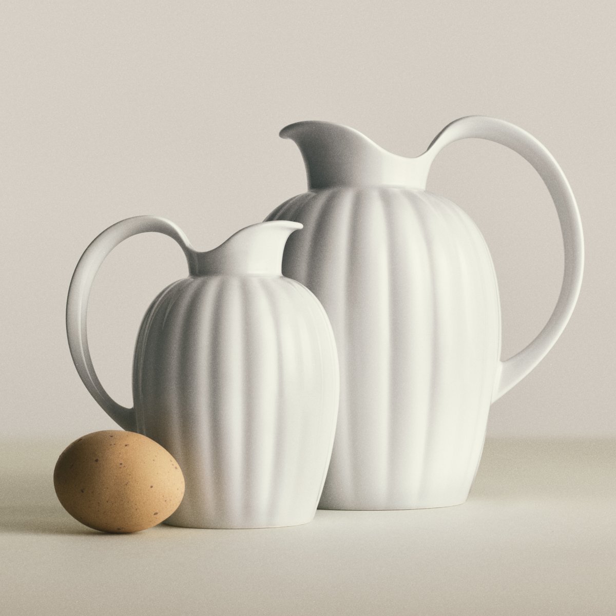 Georg Jensen Bernadotte Kande 1,2 L, porcelæn