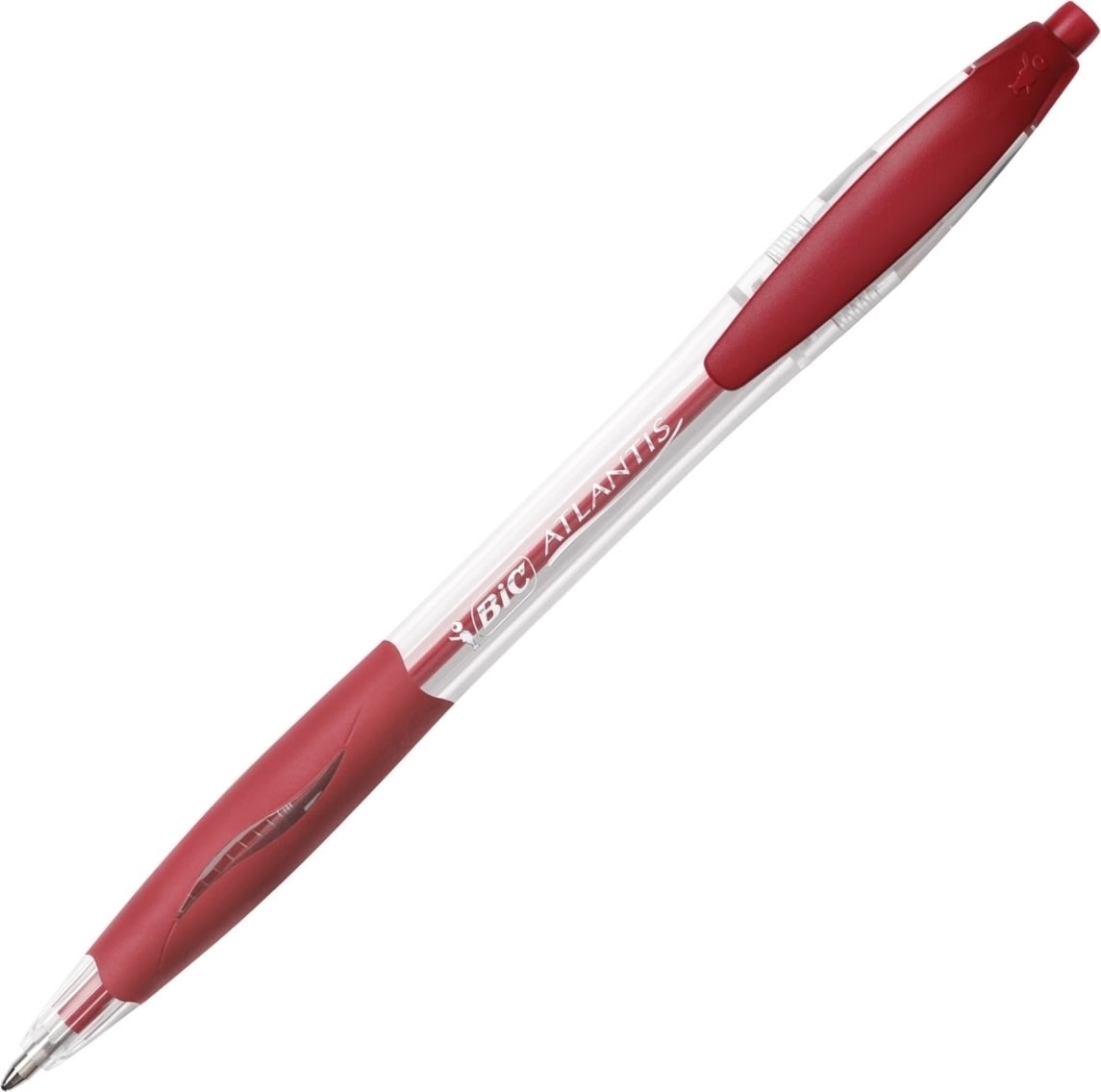 BiC Atlantis Classic Kuglepen | M | Rød