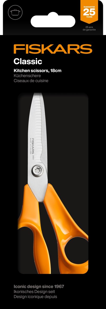 Fiskars Classic Køkkensaks, 18 cm