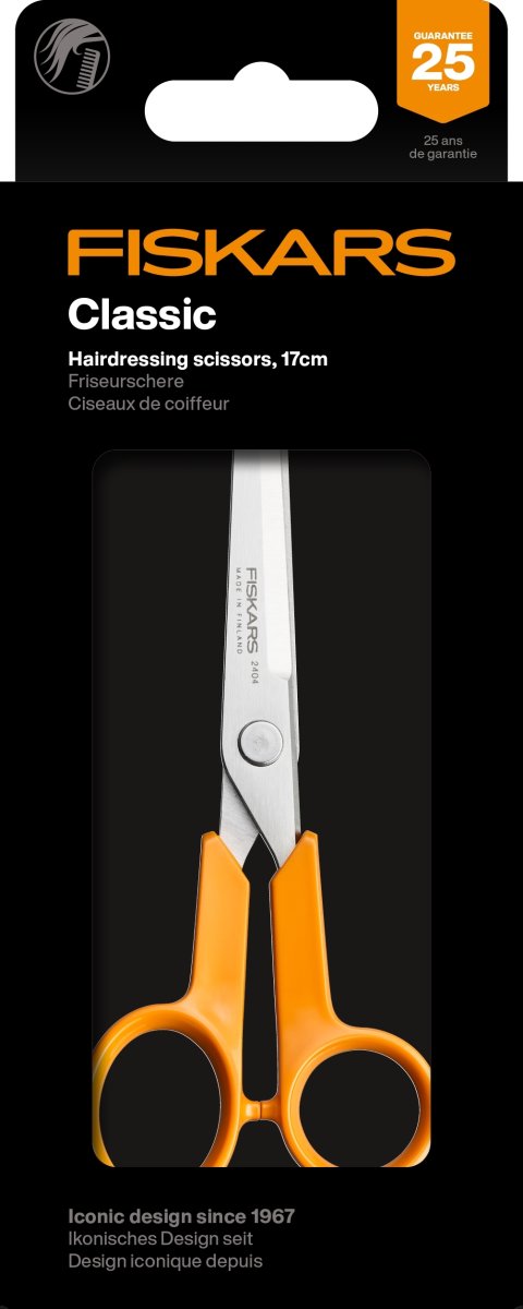 Fiskars Classic Frisørsaks, 17 cm