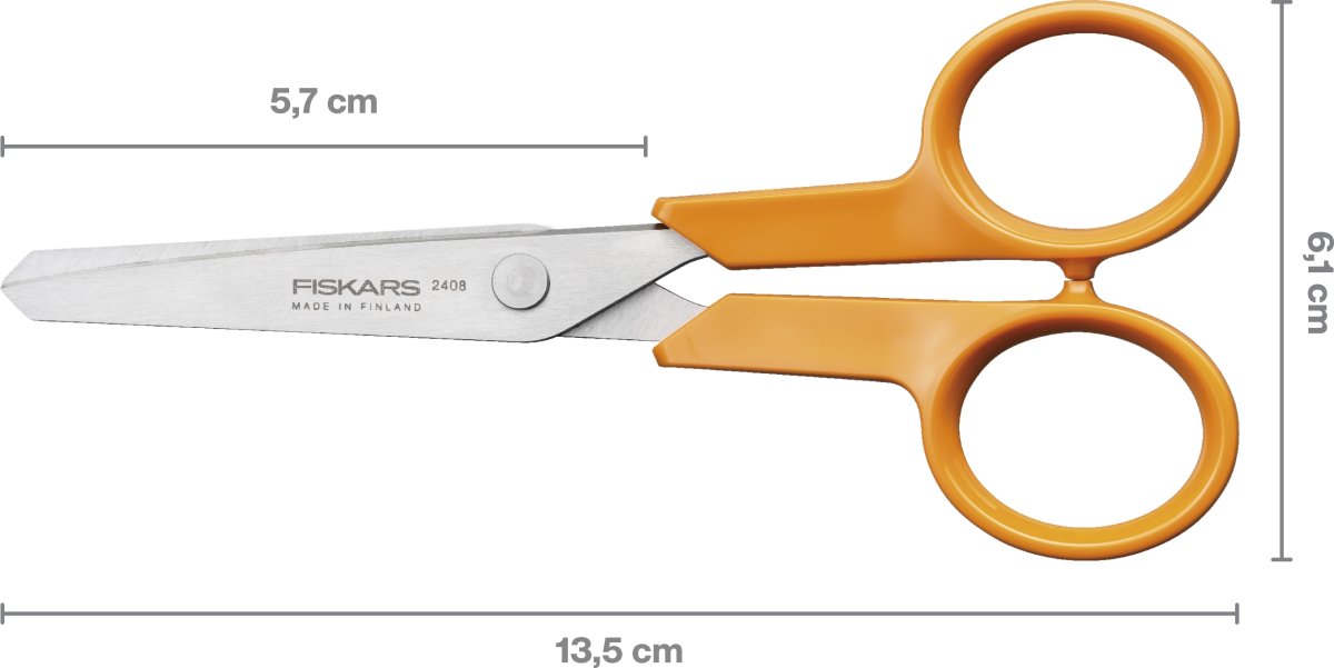 Fiskars Classic Hobbysaks, 13 cm
