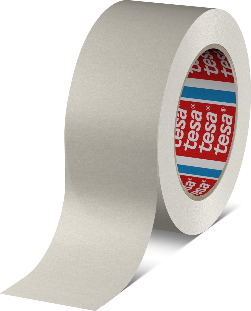 tesa Pakketape | Papir | 50mm x 50m | Hvid