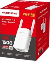 Mercusys AX1500 Wi-Fi 6 Netværksforlænger, hvid