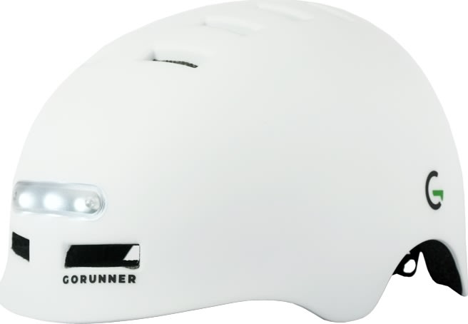 GoRunner Cykelhjelm, Str. S - 51-54 cm, hvid