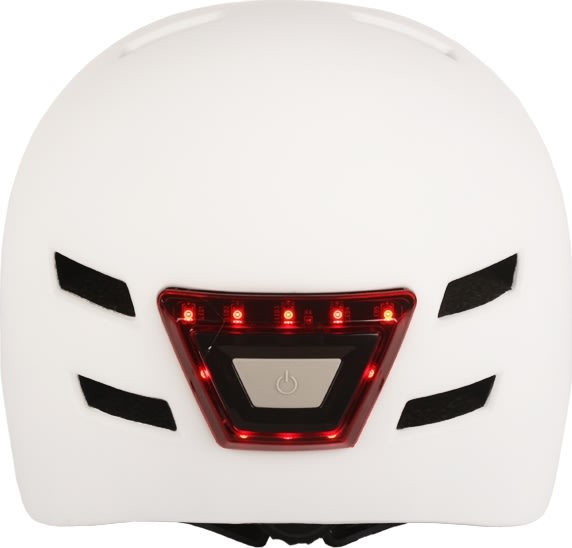 GoRunner Cykelhjelm, Str. L - 58-61 cm, hvid