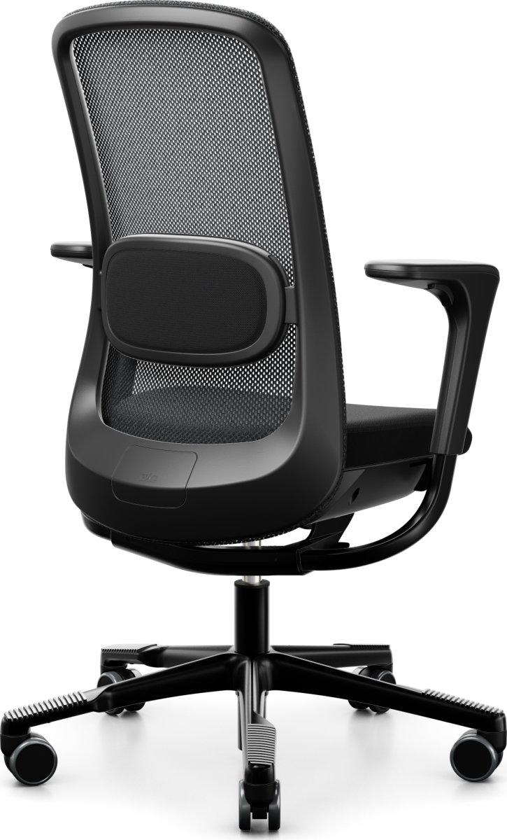 Håg Sofi 7500, netryg, sort, 200mm gas, m/armlæn
