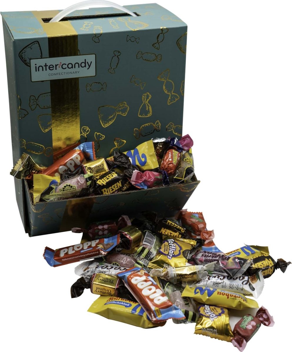 Mixbox Display, Chokolade og Slik, 1400 g