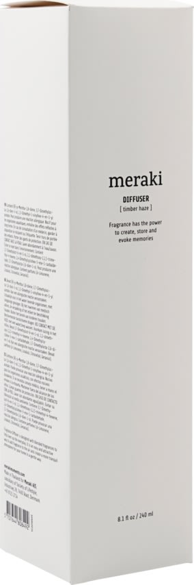 Meraki Duftfrisker m. pinde, Timber haze