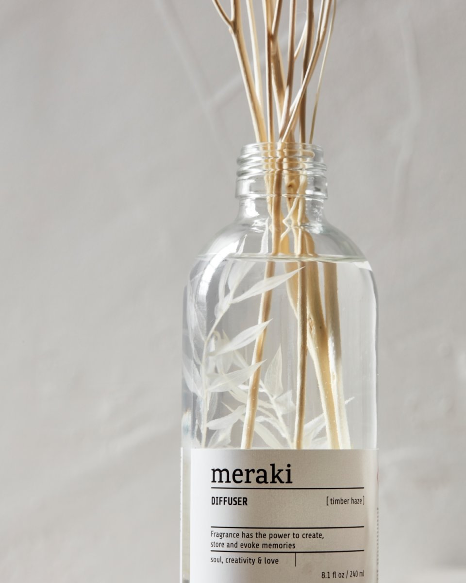 Meraki Duftfrisker m. pinde, Timber haze