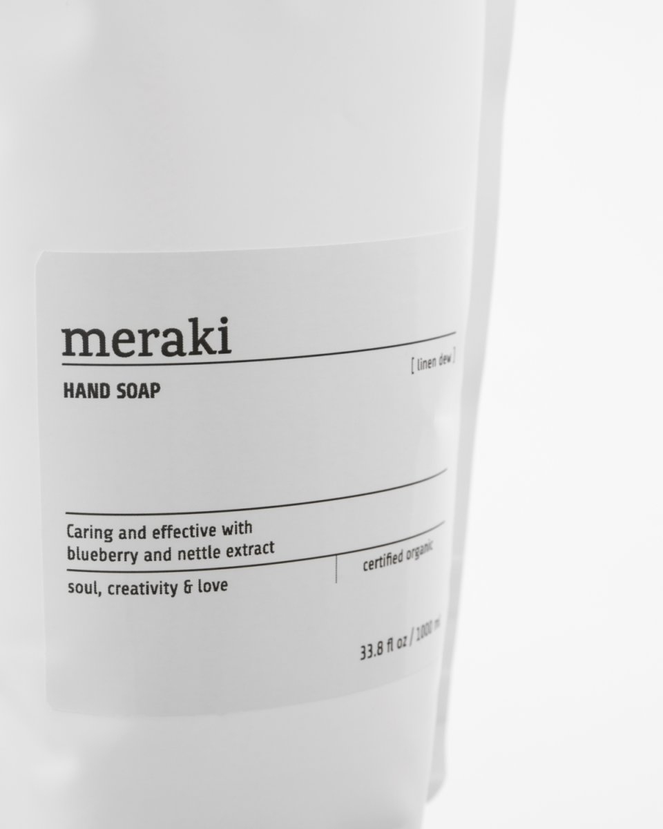 Meraki Håndsæbe Refill 1L, linen dew