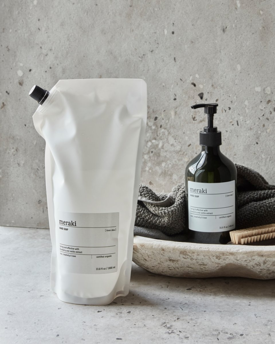 Meraki Håndsæbe Refill 1L, linen dew