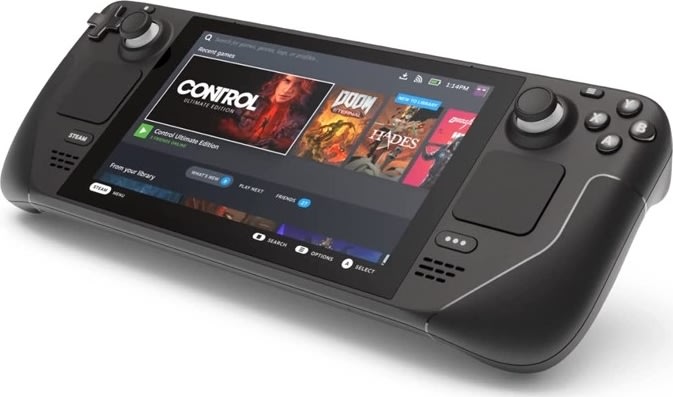 Valve Steam Deck OLED 1TB SteamOS 3, sort