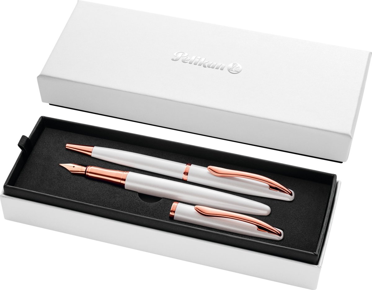 Pelikan Noble Elegance Sæt, Fyl/Kug, pearl